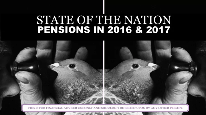 state of the nation