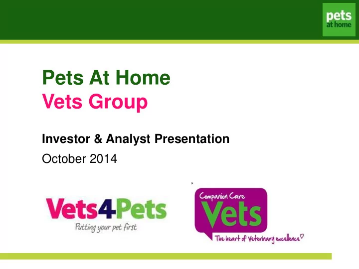 pets at home
