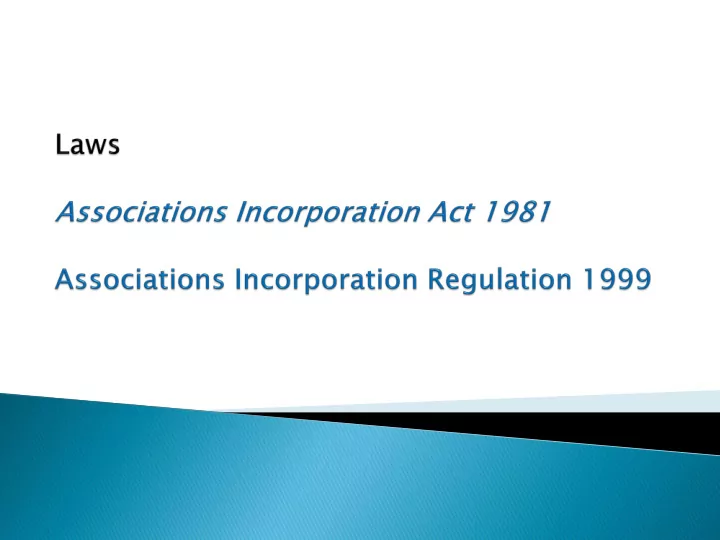 department of fair trading have published a