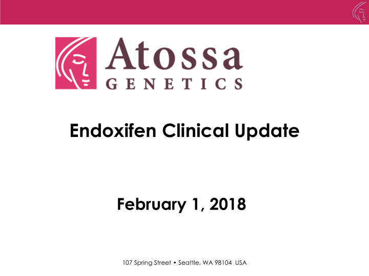 endoxifen clinical update