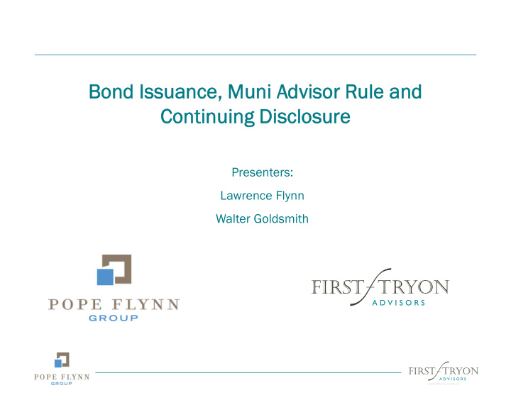 bond issuance muni a bond issuance muni advisor r visor