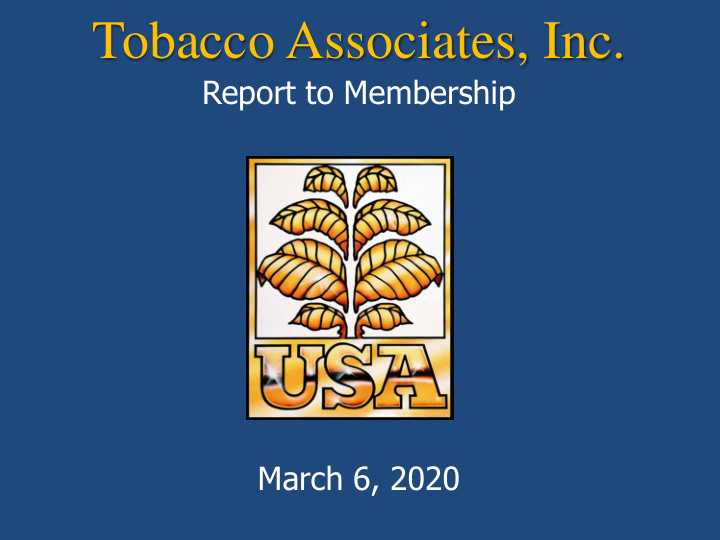 tobacco associates inc