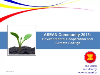 Climate Change  one  vision      one  identity