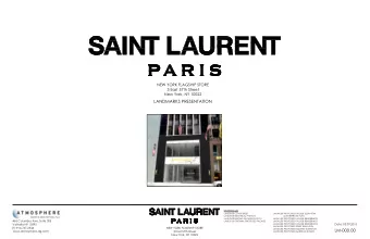 LANDMARKS PRESENTATION  DRAWING LIST  LM-000.00 COVER SHEET  LM-040.00 PROPOSED FACADE ELEVATION