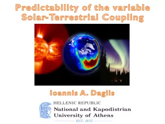 SCOSTEP  Next Scientific Program Committee  Ioannis A. Daglis, chair (University of Athens, Greece)