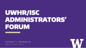 UWHR/I  WHR/ISC  SC  ADMINISTRATORS  FOR  ORUM  AGE  GENDA  DA &gt; Avoiding and Correcting