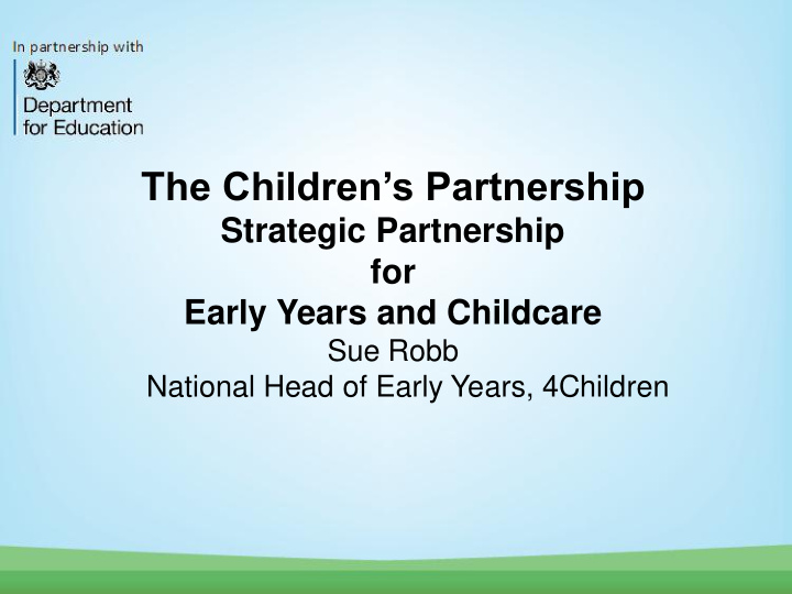 the children s partnership