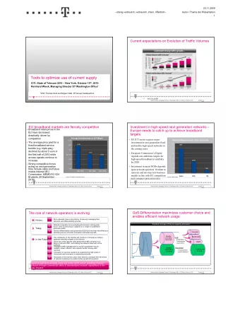Tools to optimize use of current supply CITI: State of Telecom 2010  New York, October 15 th ,