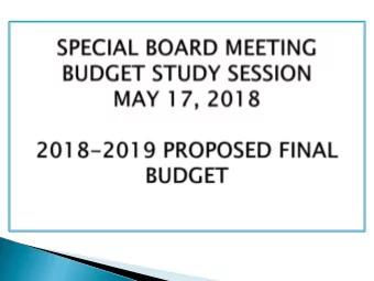 2016-2017 Starting Fund Balance  $3,032,225  2016-2017 Revenues:  $14,306,448  2016-2017