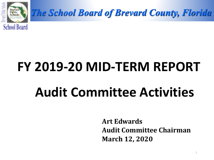 fy 2019 20 mid term report audit committee activities