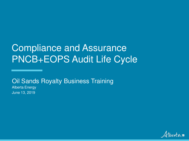 compliance and assurance