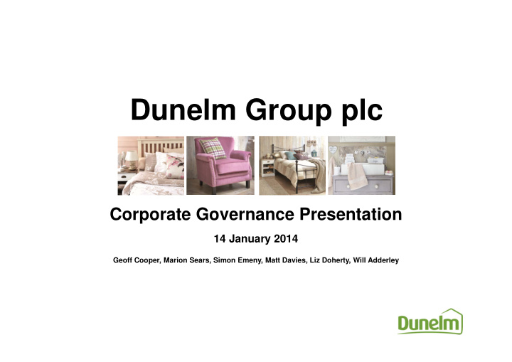 dunelm group plc