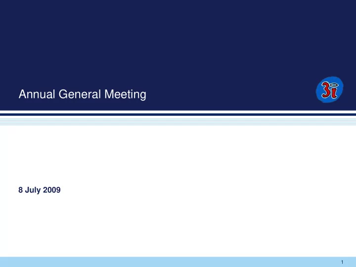annual general meeting