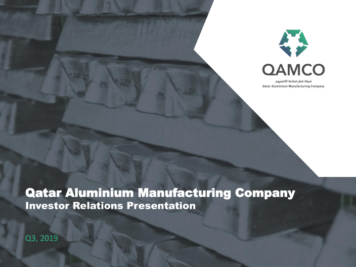 qa qatar tar al aluminium uminium man manuf ufac acturing
