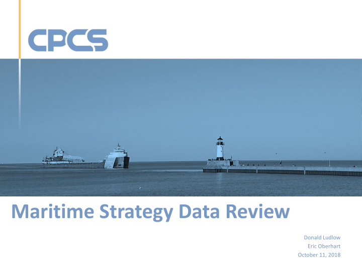 maritime strategy data review