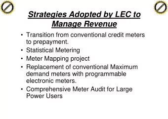 Strategies Adopted by LEC to  w  c  .  .  .  .  d  k  d  k  c  c  o  a  o  a  c  u  -  t  r  c  u