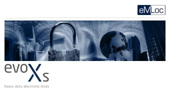 Contents  Company  Market  Solution  Emloc GmbH|Issue Date: September 2017  2  About Emloc