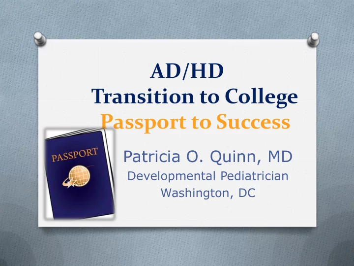 transition to college