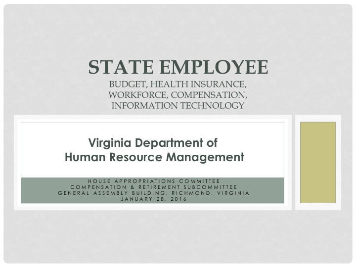 state employee