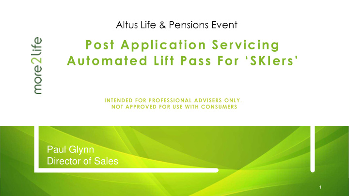 automated lift pass for skiers