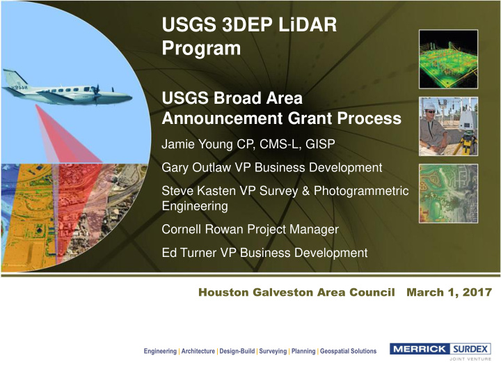 usgs 3dep lidar program