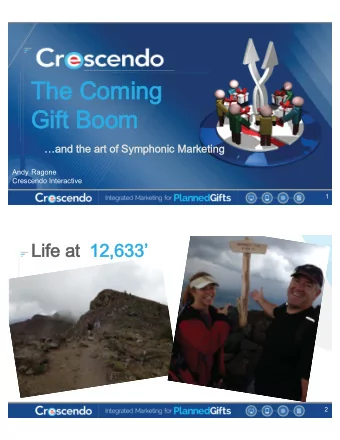 The Coming  Gift Boom  and the art of Symphonic Marketing  Andy Ragone  Crescendo Interactive  1