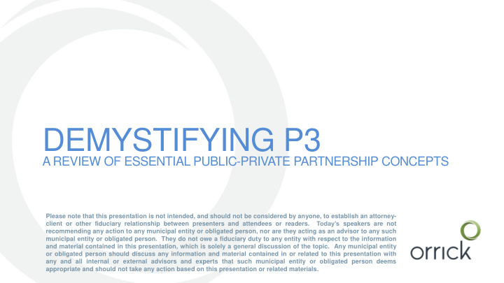 demystifying p3
