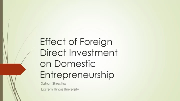 direct investment
