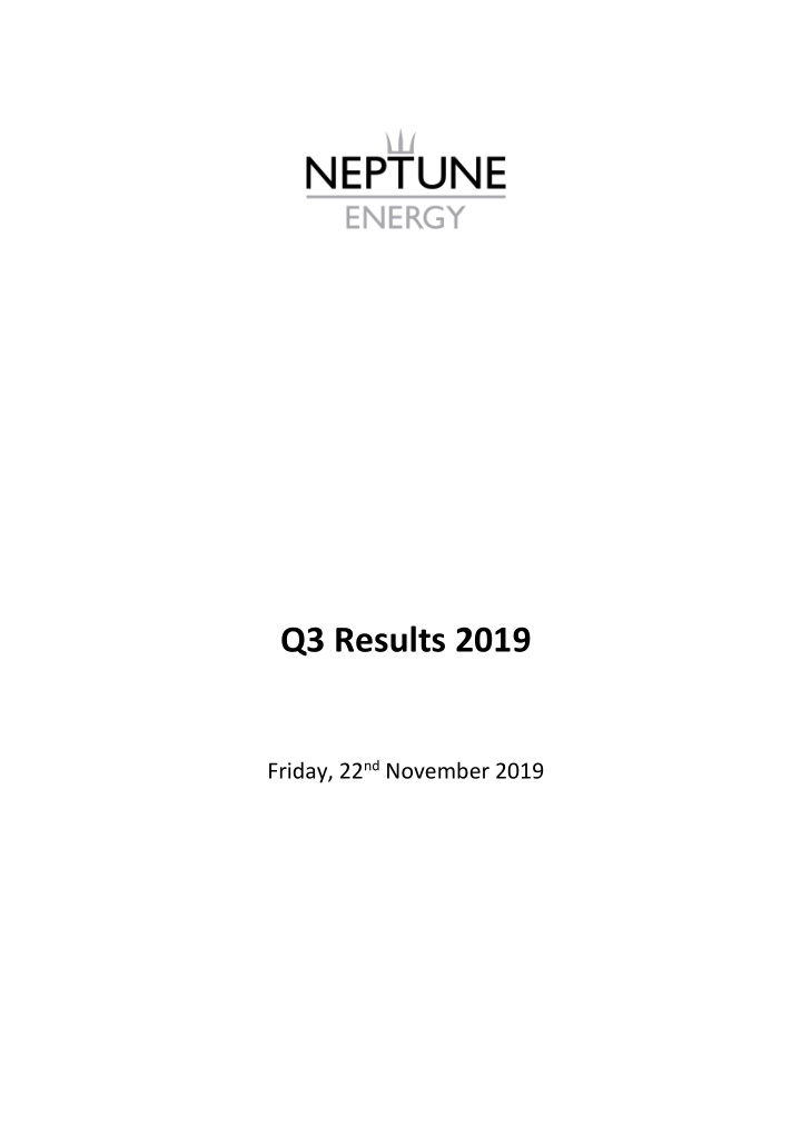 q3 results 2019