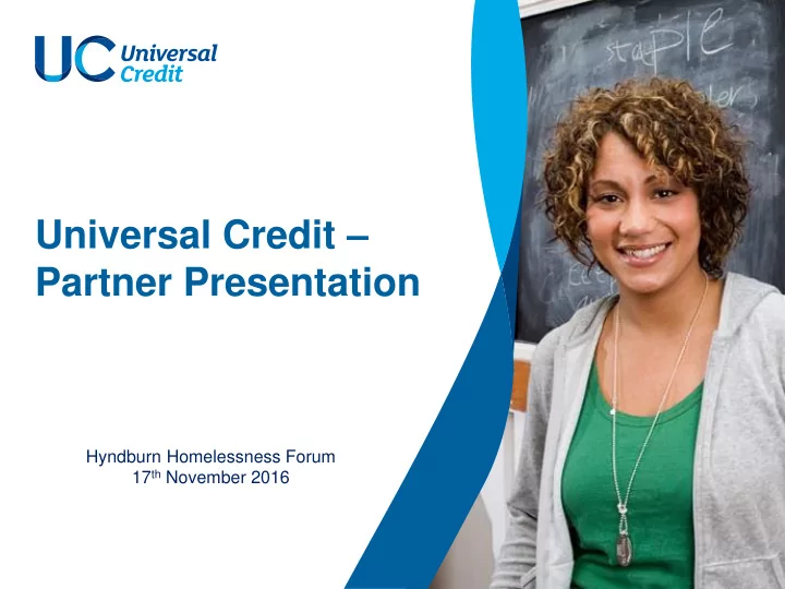 universal credit partner presentation