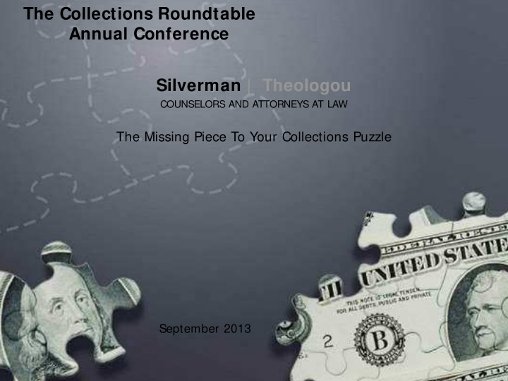 silverman theologou the collections roundtable counselors