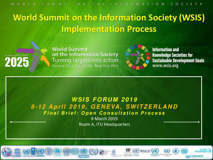 world summit on the information society wsis