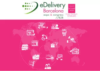 +4,100  +500  visitors  Congress attendees  +50  +70  exhibitors  speakers  WHAT DOES  eDELIVERY