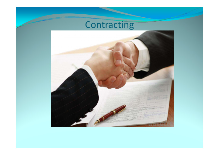 contracting contracting contract contract