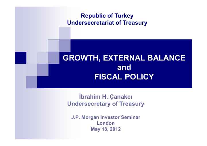 growth external balance and fiscal policy