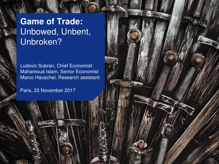 game of trade