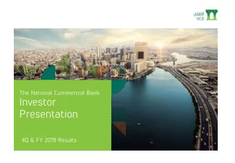 Investor  Presentation  4Q &amp; FY 2019 Results  Investor Presentation Content  Page 42  Segmental