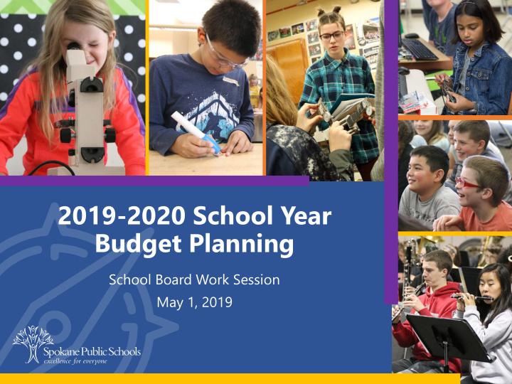 2019 2020 school year budget planning