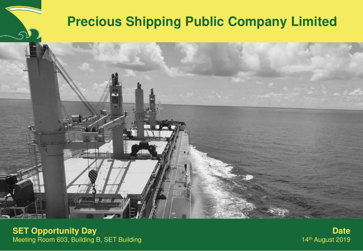 precious shipping public company limited