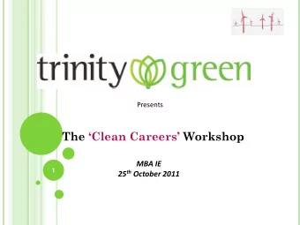 MBA IE  1 25 th October 2011  Two major challenges:  Gloomy post-recession period  double dip