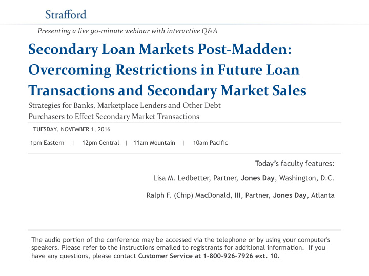 transactions and secondary market sales
