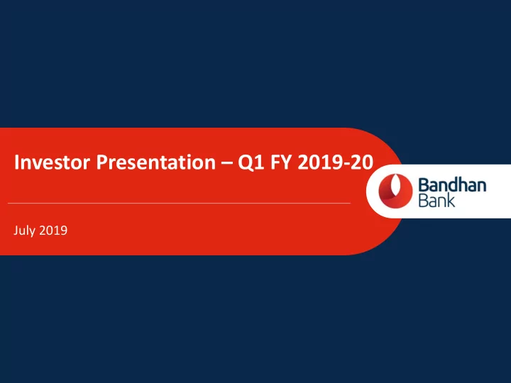 investor presentation q1 fy 2019 20