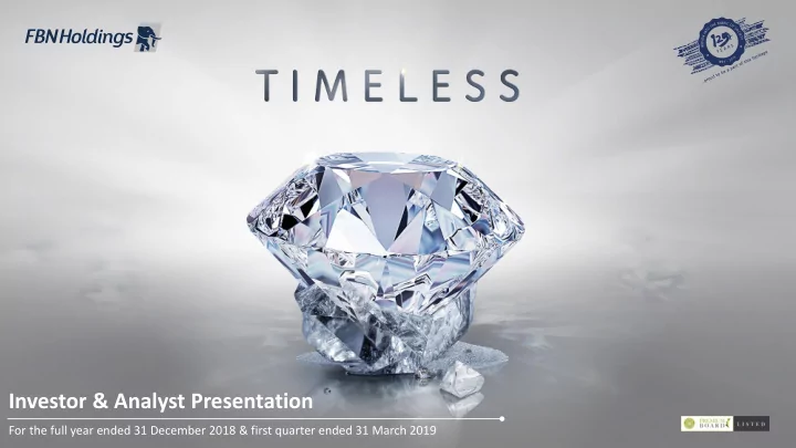investor analyst presentation