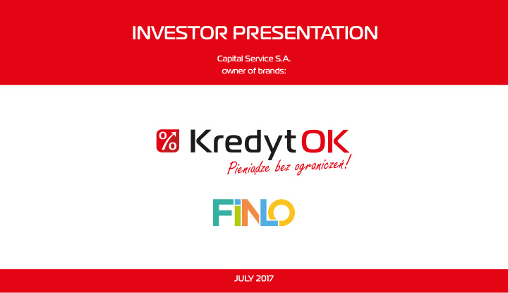 investor presentation