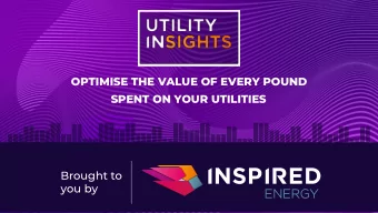 OPTIMISE THE VALUE OF EVERY POUND  SPENT ON YOUR UTILITIES  Brought to  you by  CRYSTAL BALL  TIME