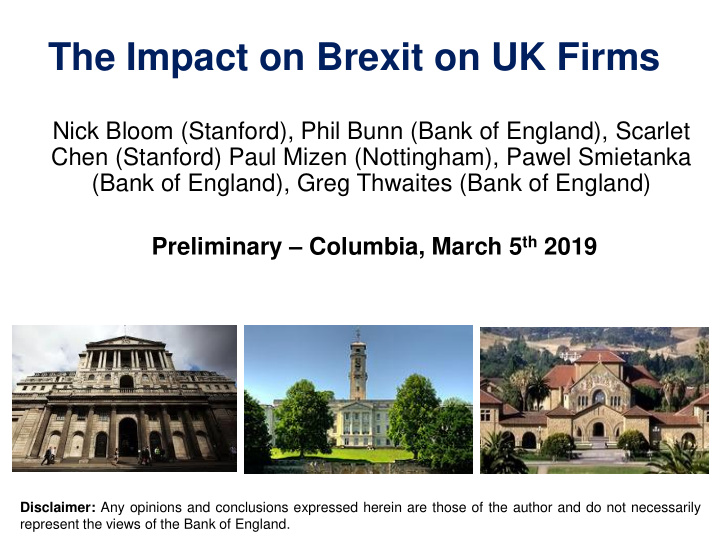 the impact on brexit on uk firms