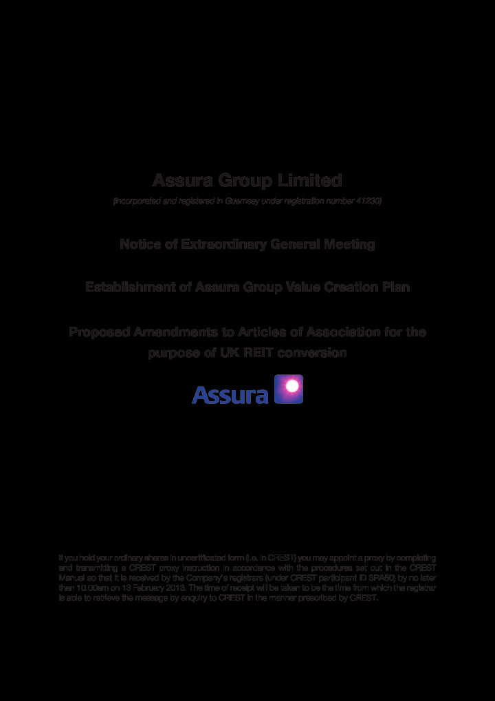 assura group limited