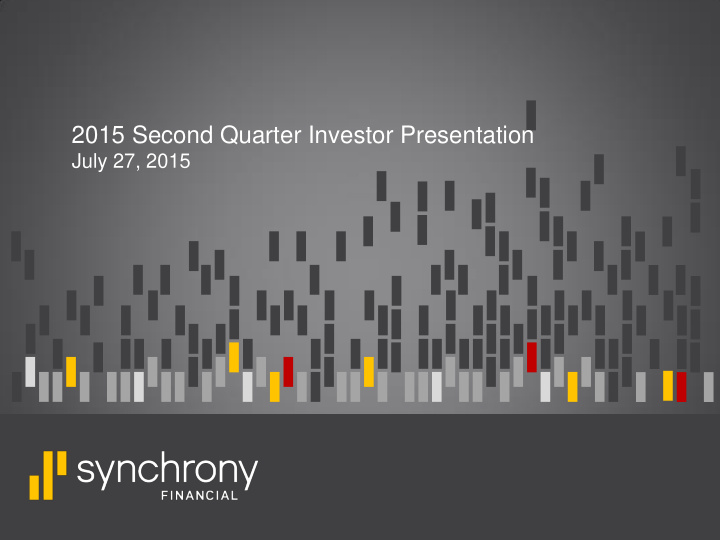 2015 second quarter investor presentation