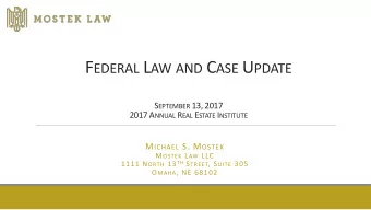 F EDERAL L ANDS  U.S.  How may we serve you?  How may we serve you? F EDERAL L AND O
