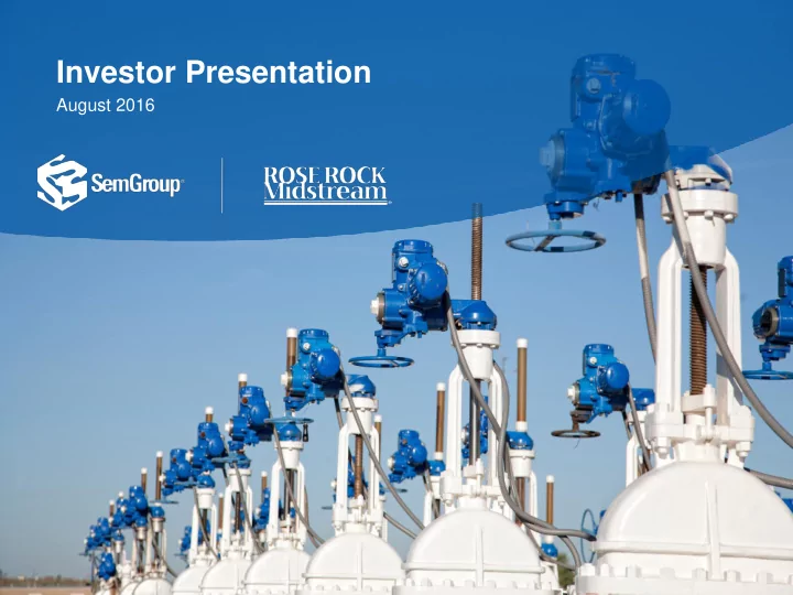 investor presentation